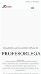 Mobile Screenshot of profesorlegal.com